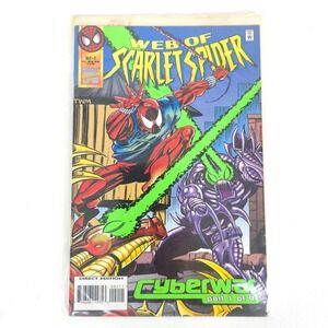 Web of Scarlet Spider 2 Marvel Comics 1995 Cyberwar Part 1 Clone Saga Spider-Man
